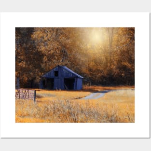 Old Barn in the Fall Posters and Art